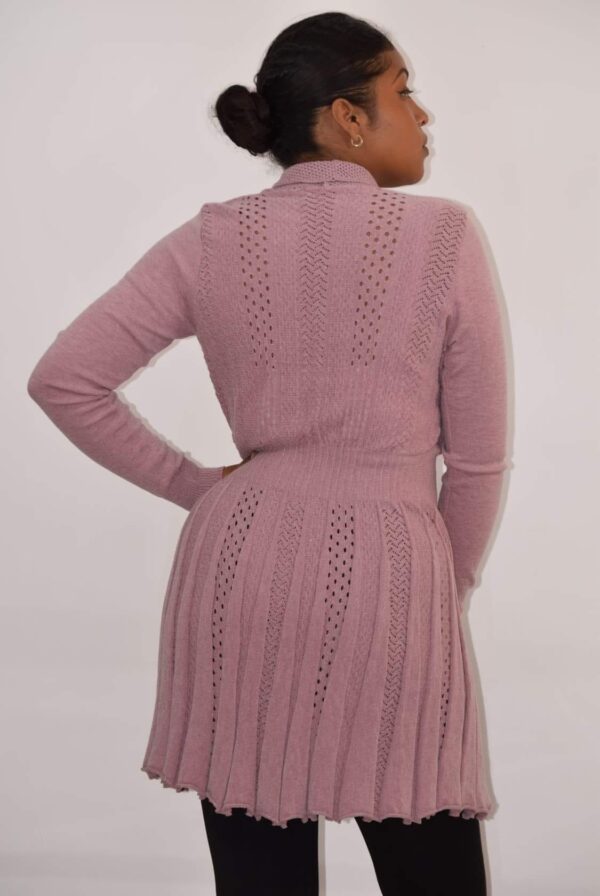 Cárdigan con Manga Larga y Frente Abierto