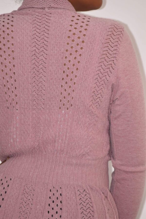 Cárdigan con Manga Larga y Frente Abierto