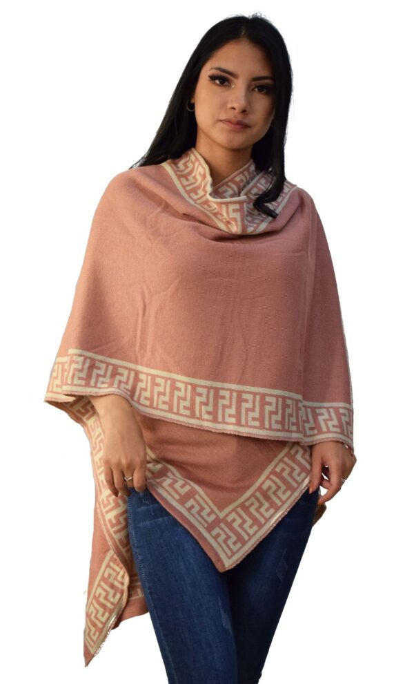 IMG_20230716_191228 Poncho Abierto Unisex con Grecas