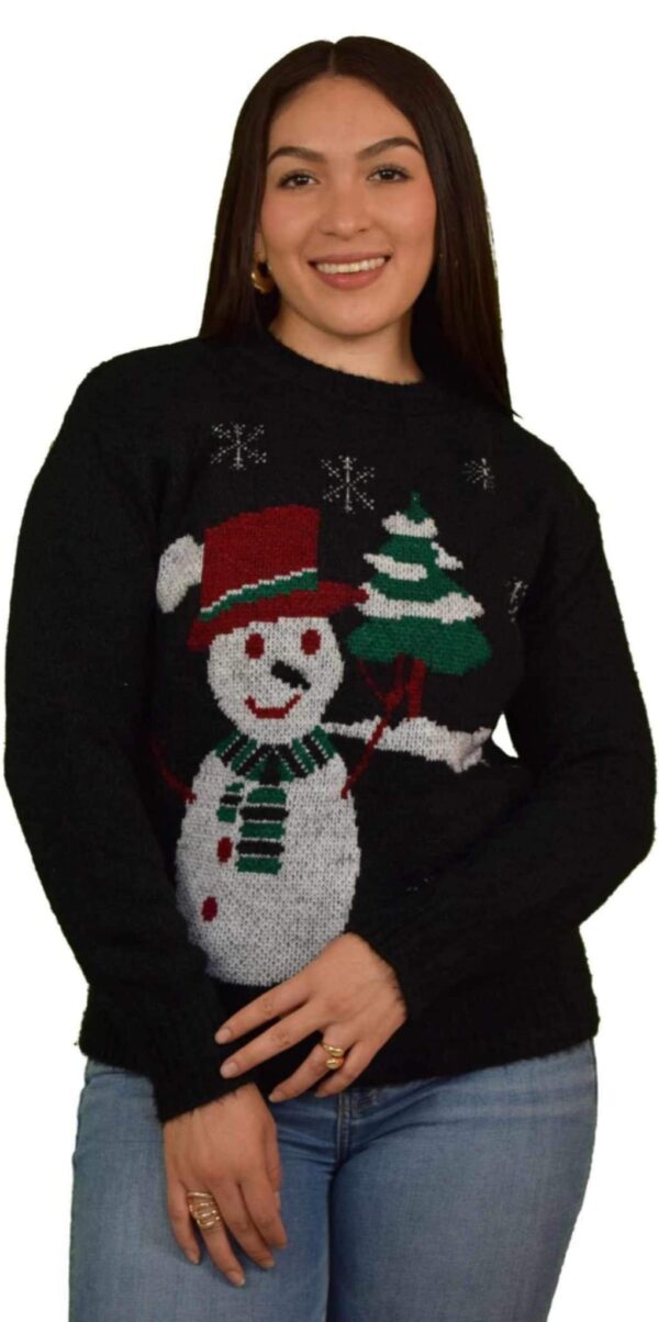 Suéter Unisex de Muñeco de Nieve