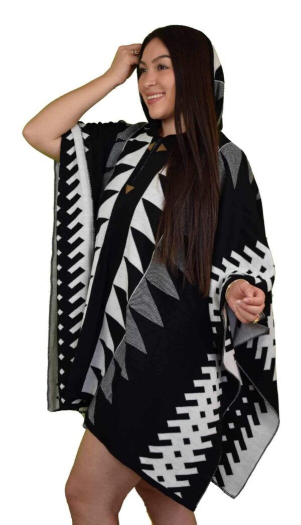 Poncho Unisex con Capucha