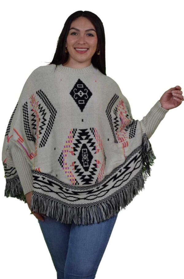 Poncho Afelpado Unisex con Mangas