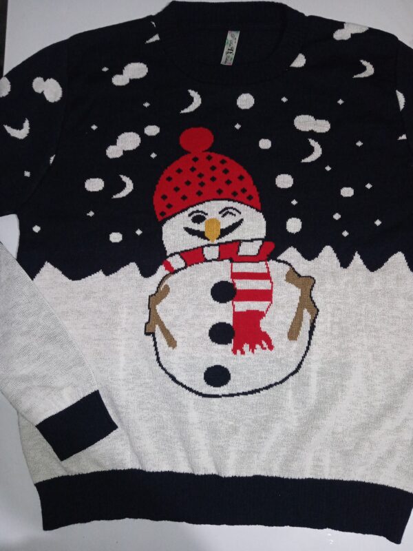 IMG_20221205_220922 Suéter Unisex de Muñeco de Nieve