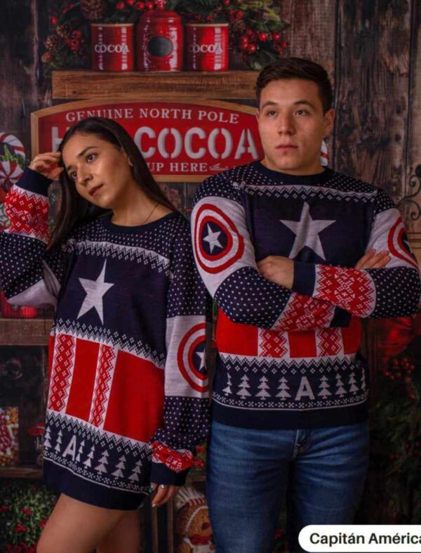 Suéter Unisex del Capitán América