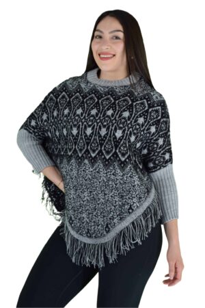 Poncho Unisex con Mangas