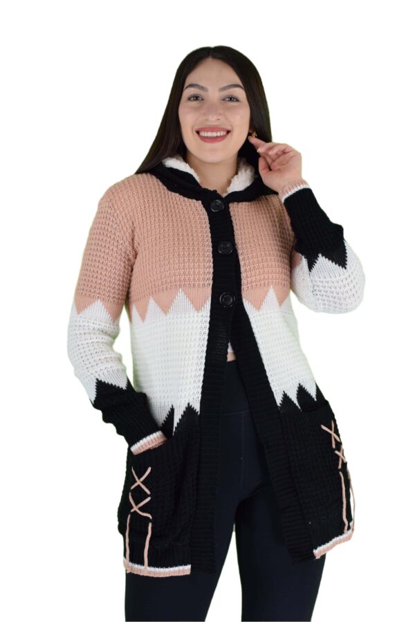 Cárdigan Afelpado con Capucha