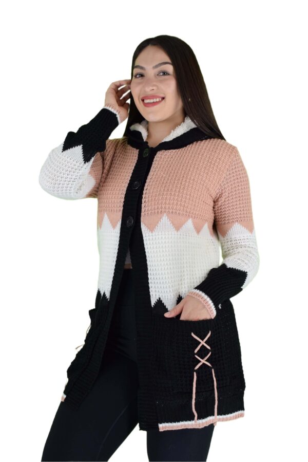 Cárdigan Afelpado con Capucha