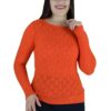 Blusa de Color Sólido con Mangas Largas
