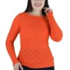 Blusa de Color Sólido con Mangas Largas