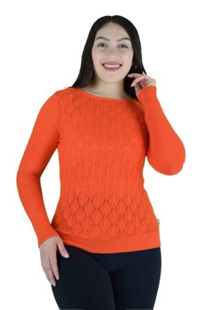 Blusa de Color Sólido con Mangas Largas