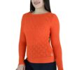 Blusa de Color Sólido con Mangas Largas